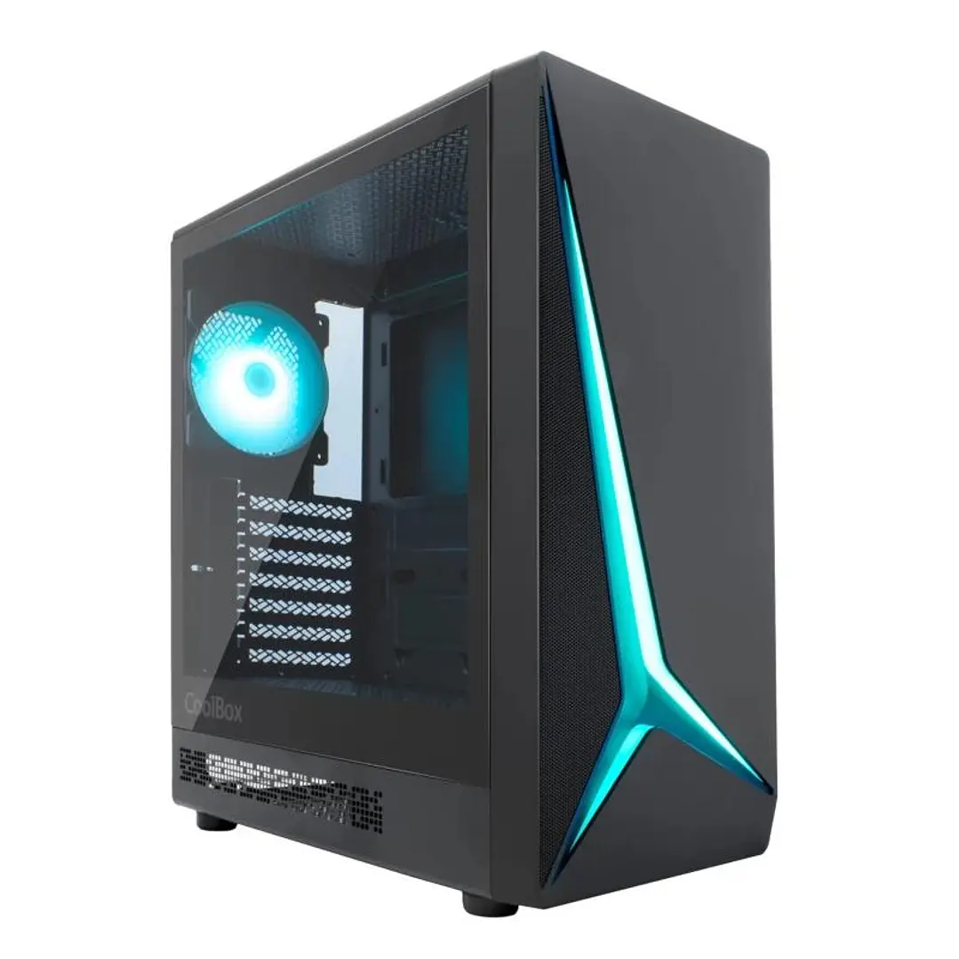 Coolbox Caja Gaming ATX GA450 STARLIGHT Black 1