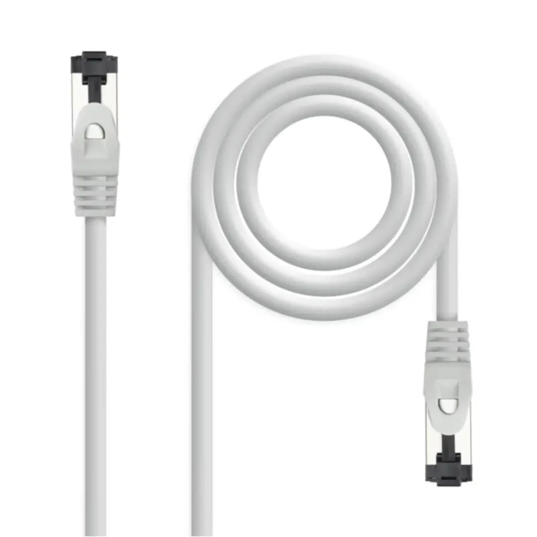 Nanocable Cable red Cat. 8.1 2GHZ SSTP Gris 2m 1