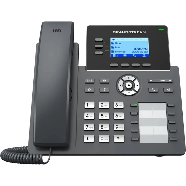 GrandStream IP Phone GRP2604P PoE 3 lineas AudioHD 1