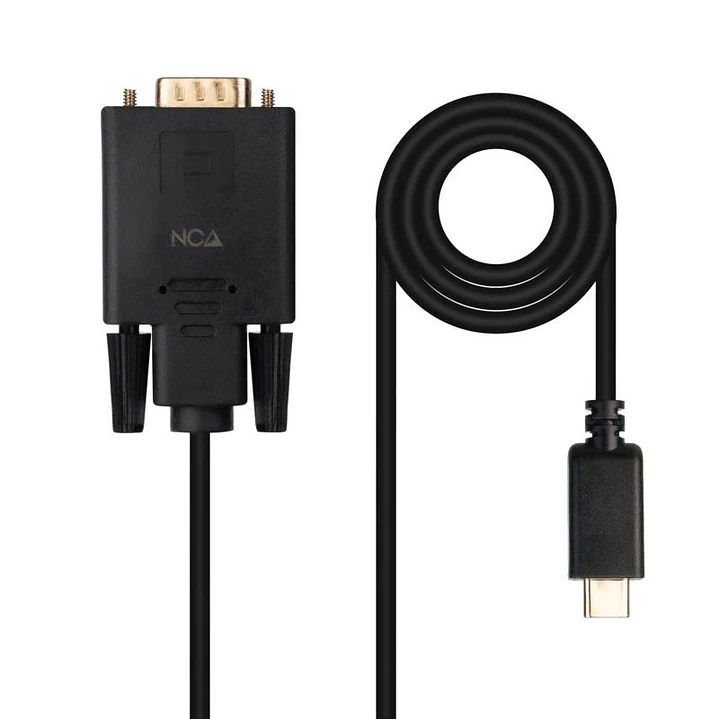 Nanocable Cable Conversor USB-C/M a VGA/M 1,8 M 1