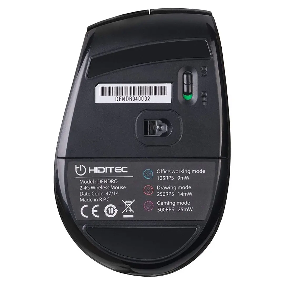 Hiditec Ratón Inalámbrico Dendro Avago A3000 Progr 2