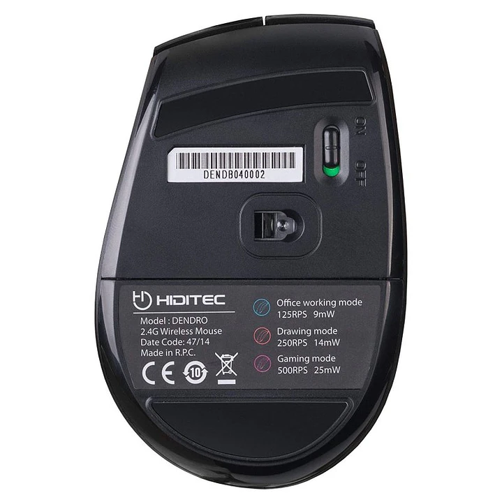 Hiditec Ratón Inalámbrico Dendro Avago A3000 Progr 2