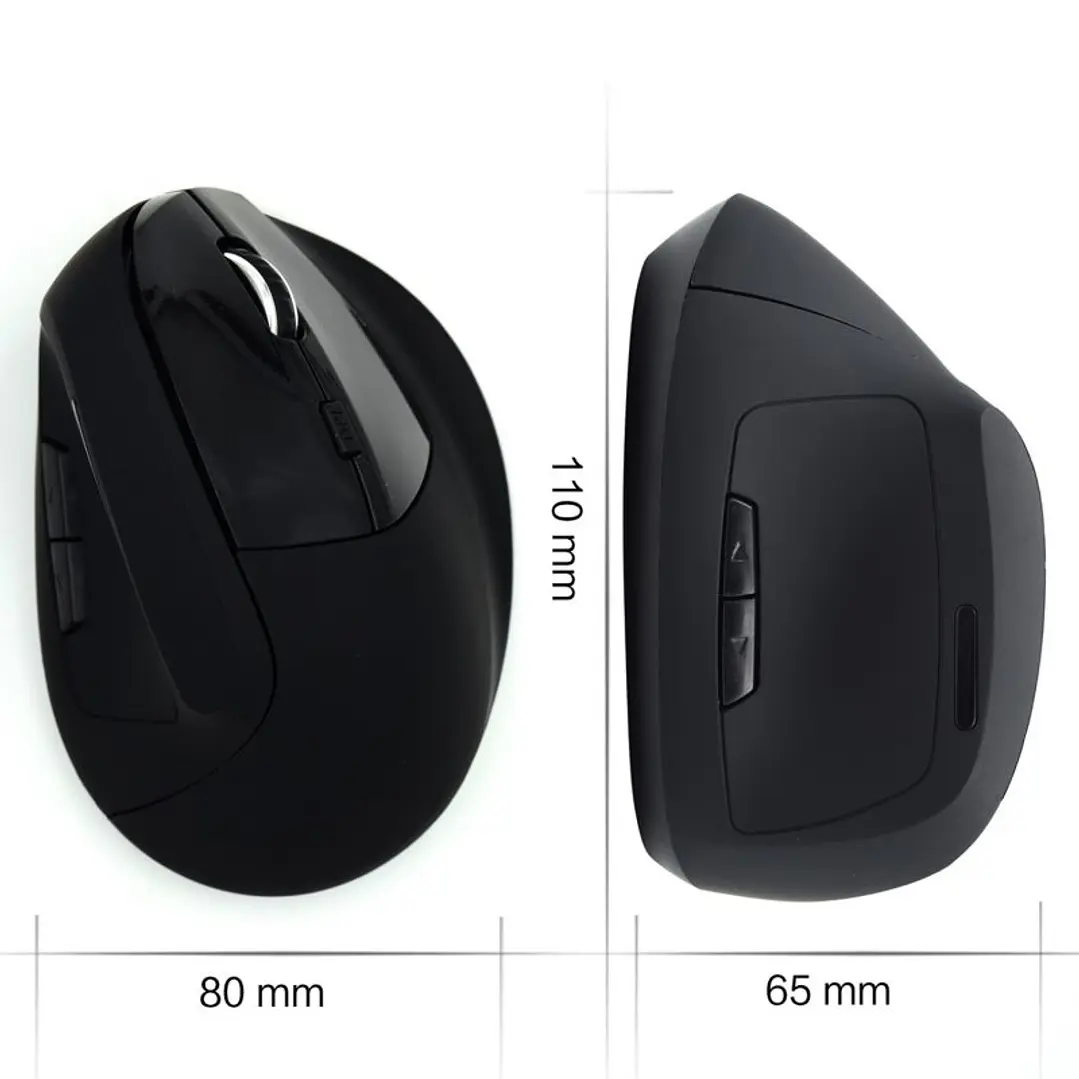 Ewent EW3158 Ratón Wireless Vertical 1600 dpi 3
