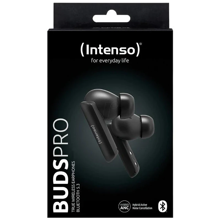 Intenso | Buds Pro Auriculares TWS H-ANC+ENC Negro 2
