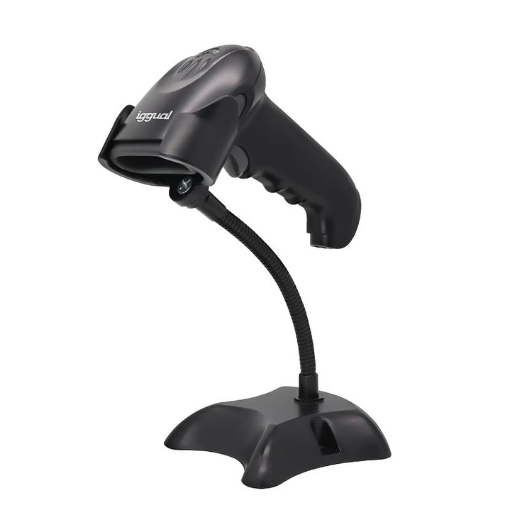 iggual Lector código barras 2D USB gatillo soporte 1