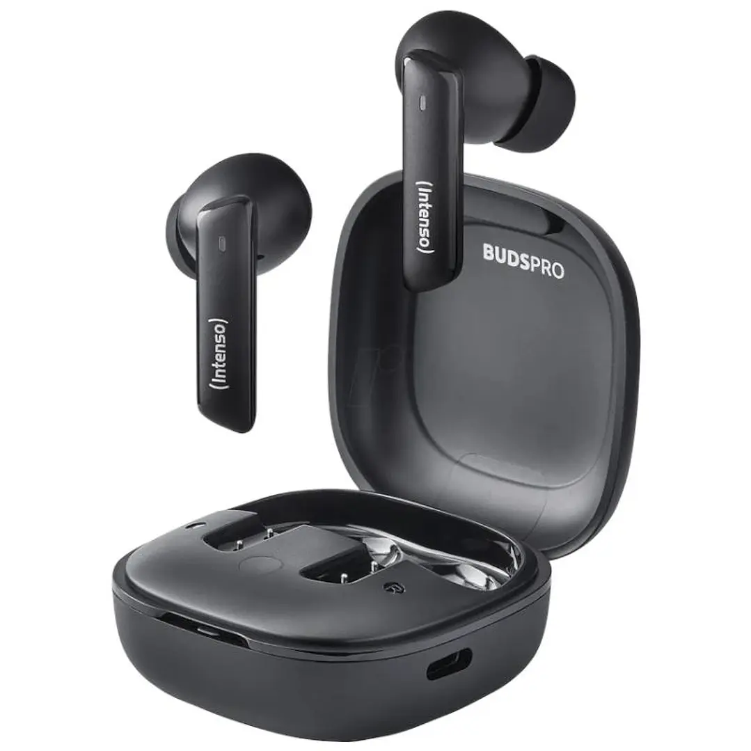Intenso | Buds Pro Auriculares TWS H-ANC+ENC Negro 4