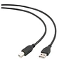 Gembird Cable USB 2.0 Tipo A/M-B/M 1.8 Mts Negro - Miniatura 1