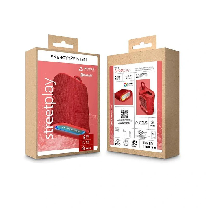 Energy Sistem Altavoz StreetPlay Cherry BT 4
