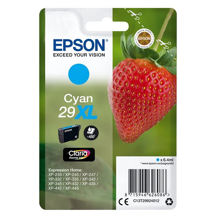 Epson Cartucho T2992XL Cyan 1