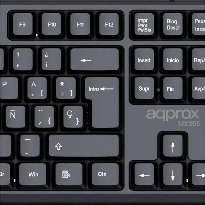 APPROX Teclado X205 USB 2.0 Negro 3