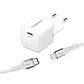 Intenso | KIT Cargador GaN W30C + Cable Lightning - Miniatura 1