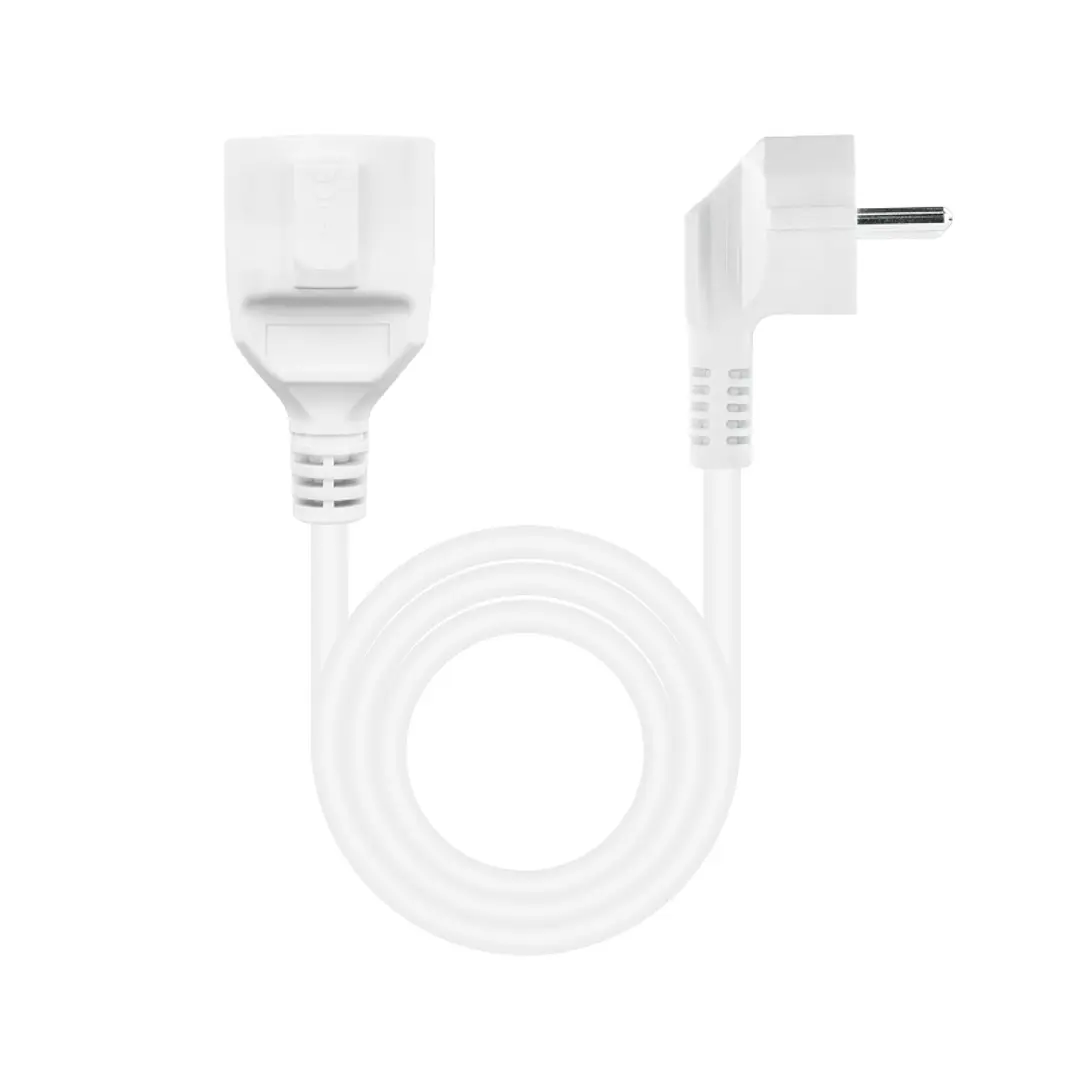 Nanocable Cable Alim. Alargador schuko blanco 2 M 2