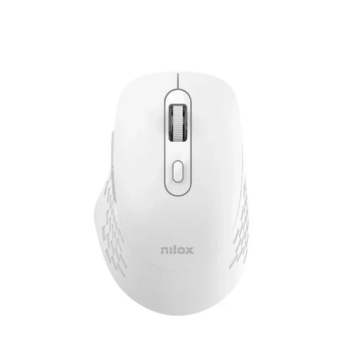 Nilox Ratón Dual Wireless 1600dpi silen. Blanco 1