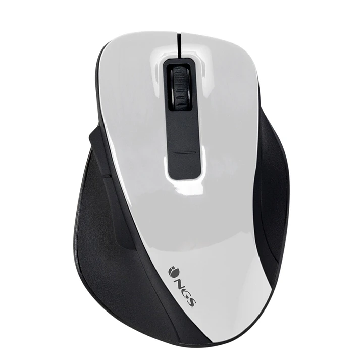 NGS Ratón Inalámbrico 2.4 GHz BOWWHITE 16000DPI Bl 1
