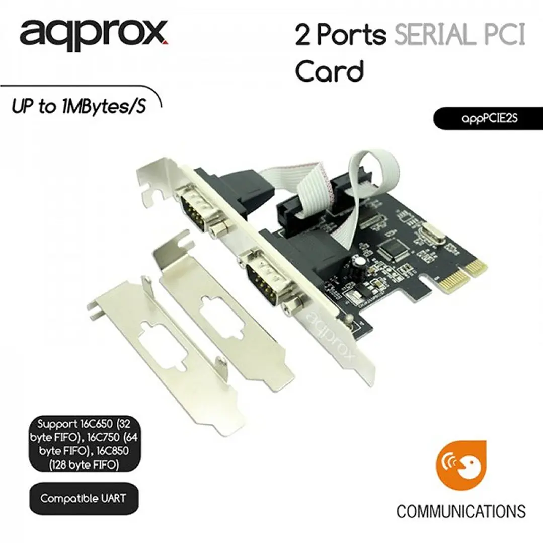 approx! APPPCIE2S Tarj. Cont. 2 Serie PCI-E LP&HP 3