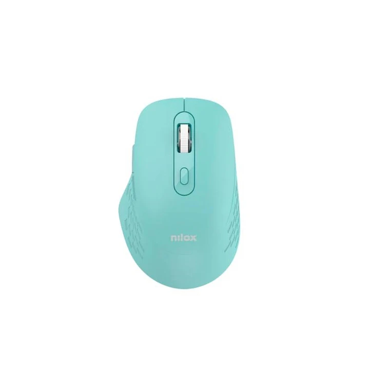 Nilox Ratón Dual Wireless 1600dpi silen. Cyan 1