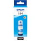 Epson Botella Tinta Ecotank 114 Cyan - Thumbnail 1