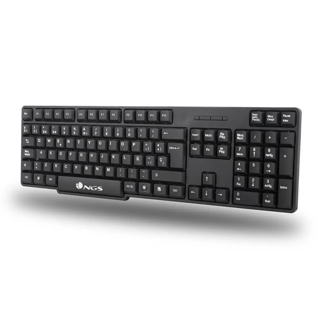 NGS EUPHORIAKIT TECL + RATON WIRELESS 2,4GHZ NEGRO 3