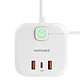 Nanocable Base de enchufe con 3 USB c/ interruptor - Thumbnail 2
