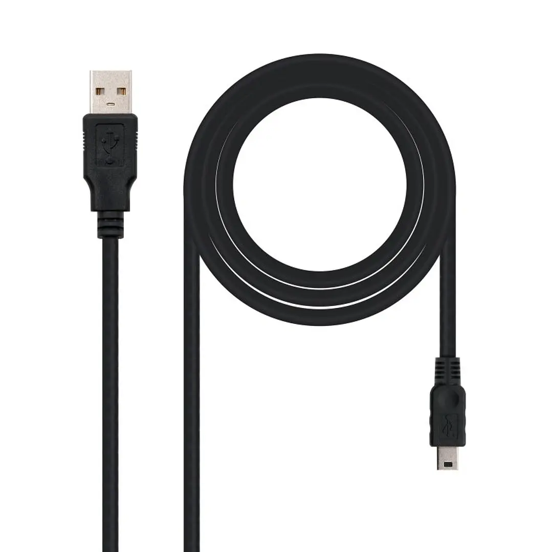 Nanocable Cable USB 2.0 Tipo A/M-Mini USB 5PIN/M1M 1