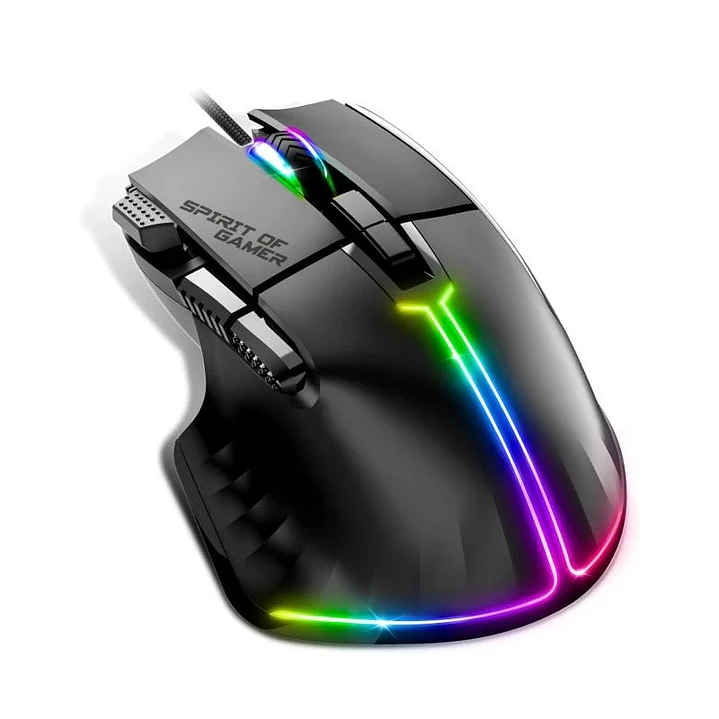 Spirit of Gamer Raton Souris Pro M5 Negro 1