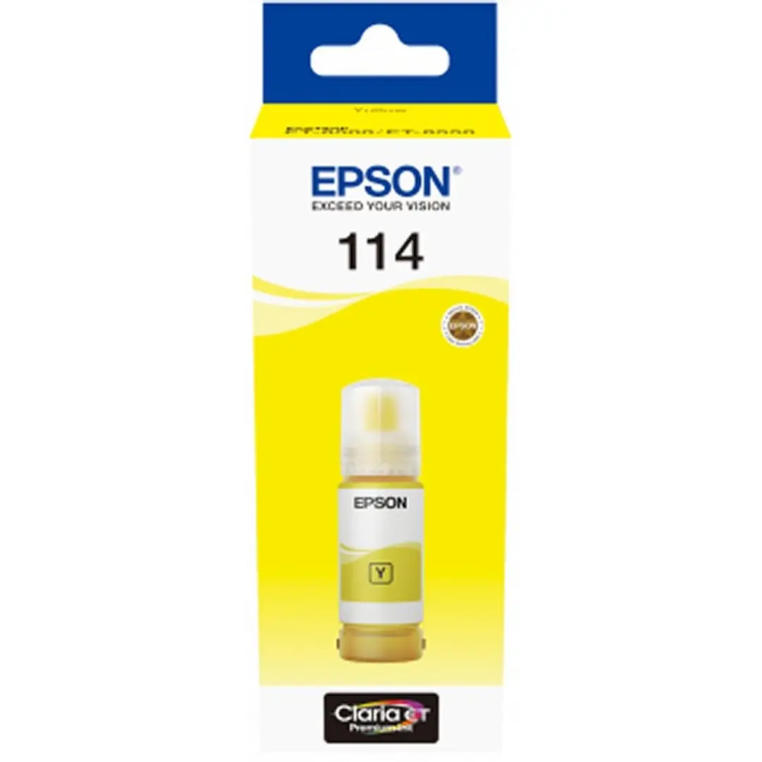Epson Botella Tinta Ecotank 114 Amarillo 1