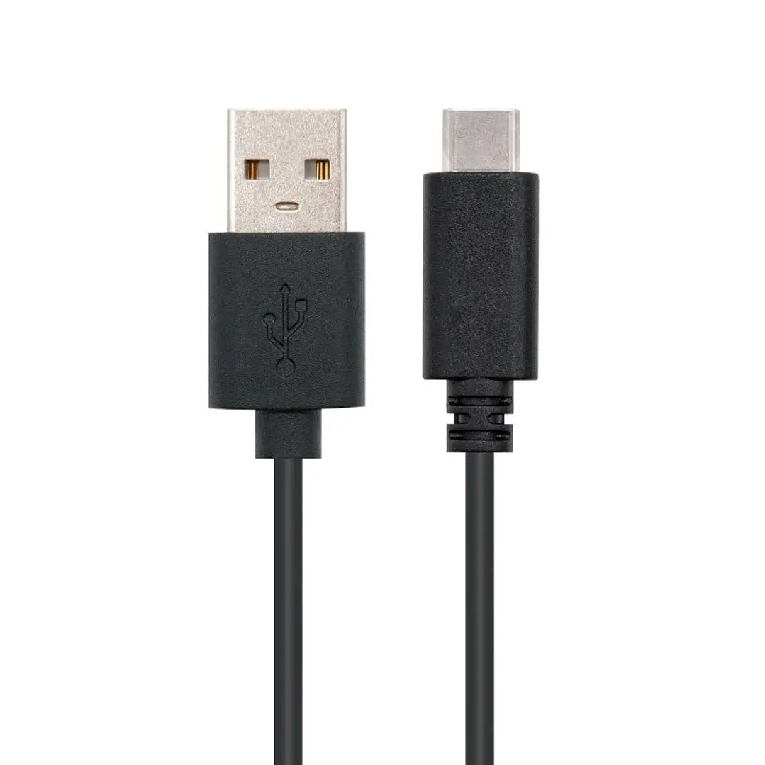 Nanocable Cable USB 2.0 3A Tipo USB-C/M-A/M 0.5 M 2
