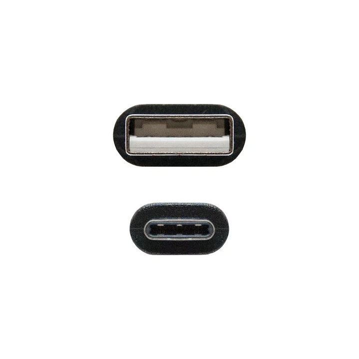 Nanocable Cable USB 2.0 3A Tipo USB-C/M-A/M 0.5 M 3
