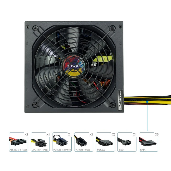 Tooq Fuente Alimentación TQAPOLO-700SP 700W 1
