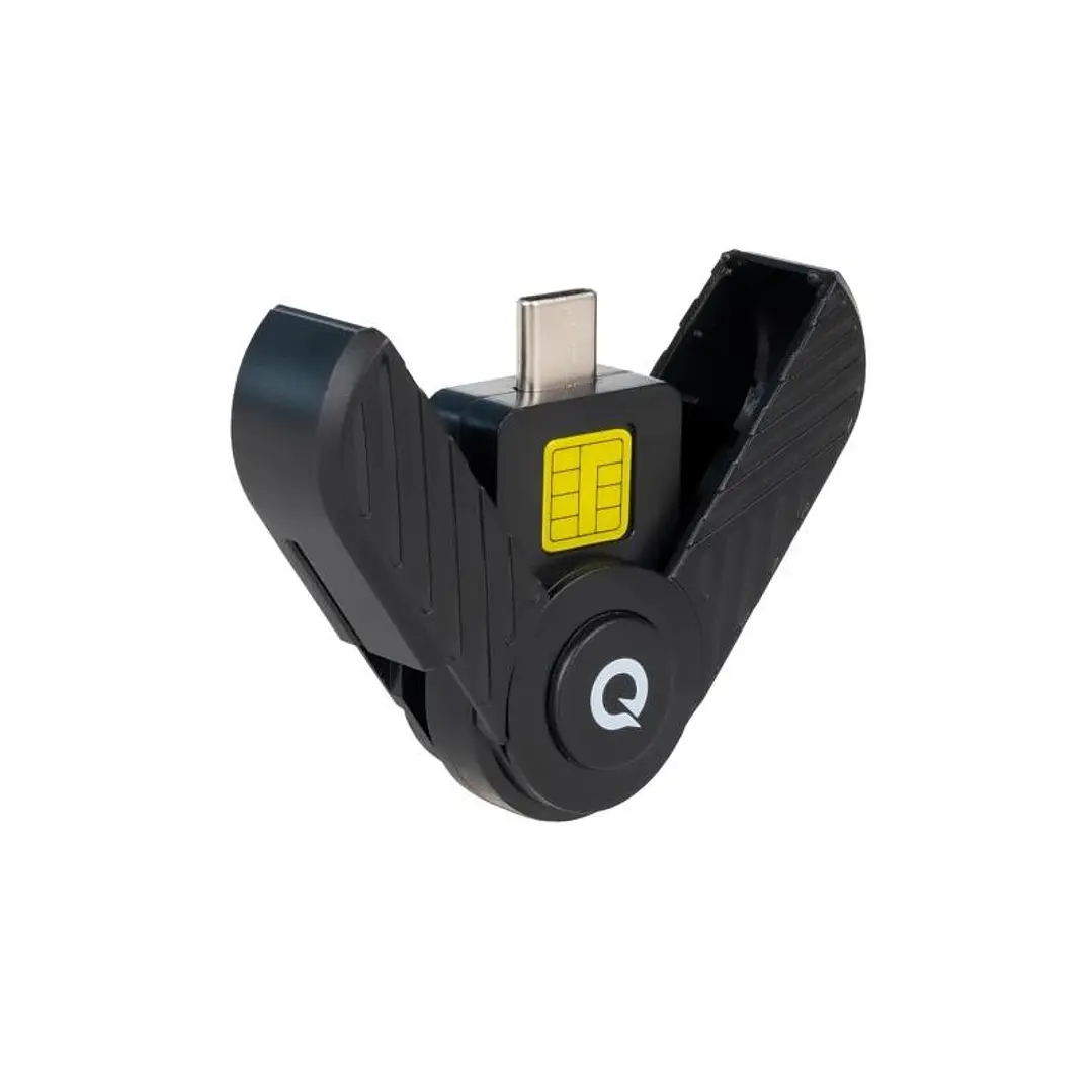 Tooq TQR-3011B Lector DNIe USB-C 2.0 Negro 1
