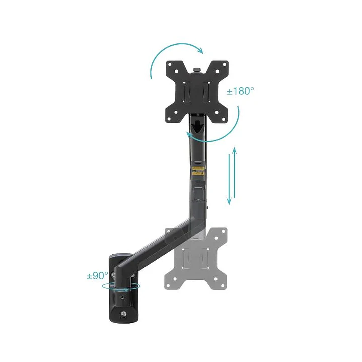 Tooq Soporte Pared LP1334TNR-B 1 brazo 13-34 Negro 2
