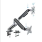 Tooq DB4132TNR-G Soporte mesa 2 monitor/tv 17-32