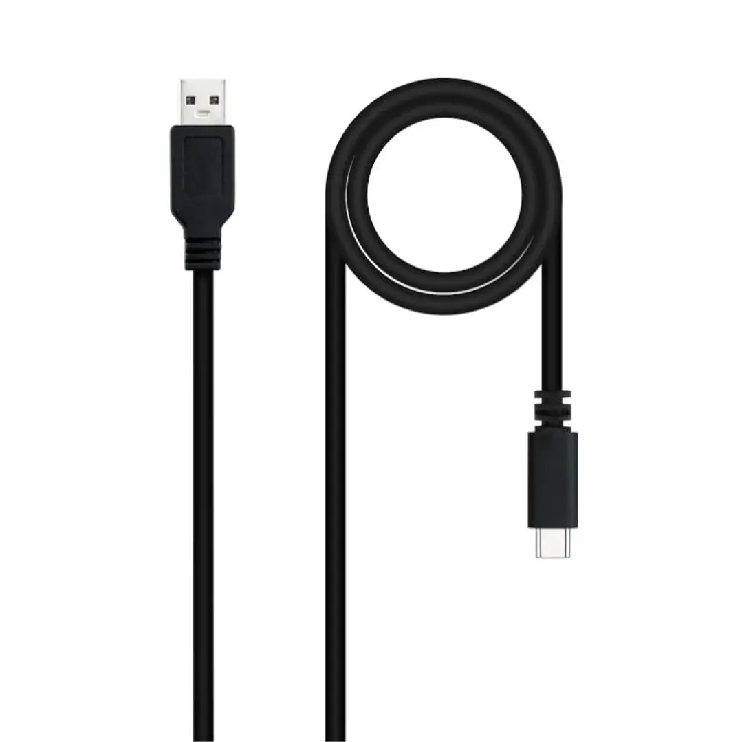 Nanocable Cable USB 2.0 3A USB-C-M/M 1.5M Negro 3