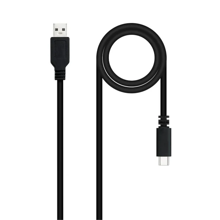 Nanocable Cable USB 2.0 3A USB-C-M/M 1.5M Negro 3