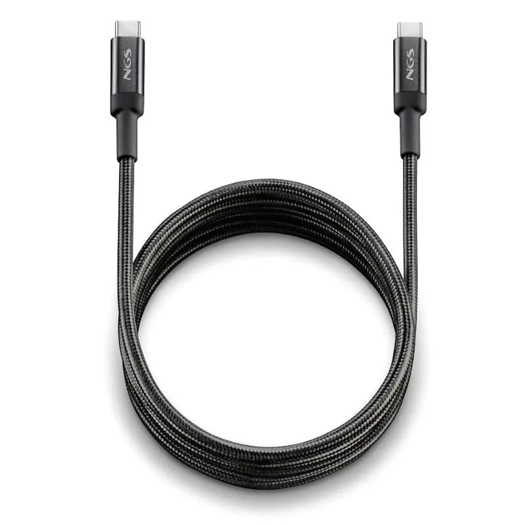 NGS Cable carga rapida USB C A USB C 2M 1