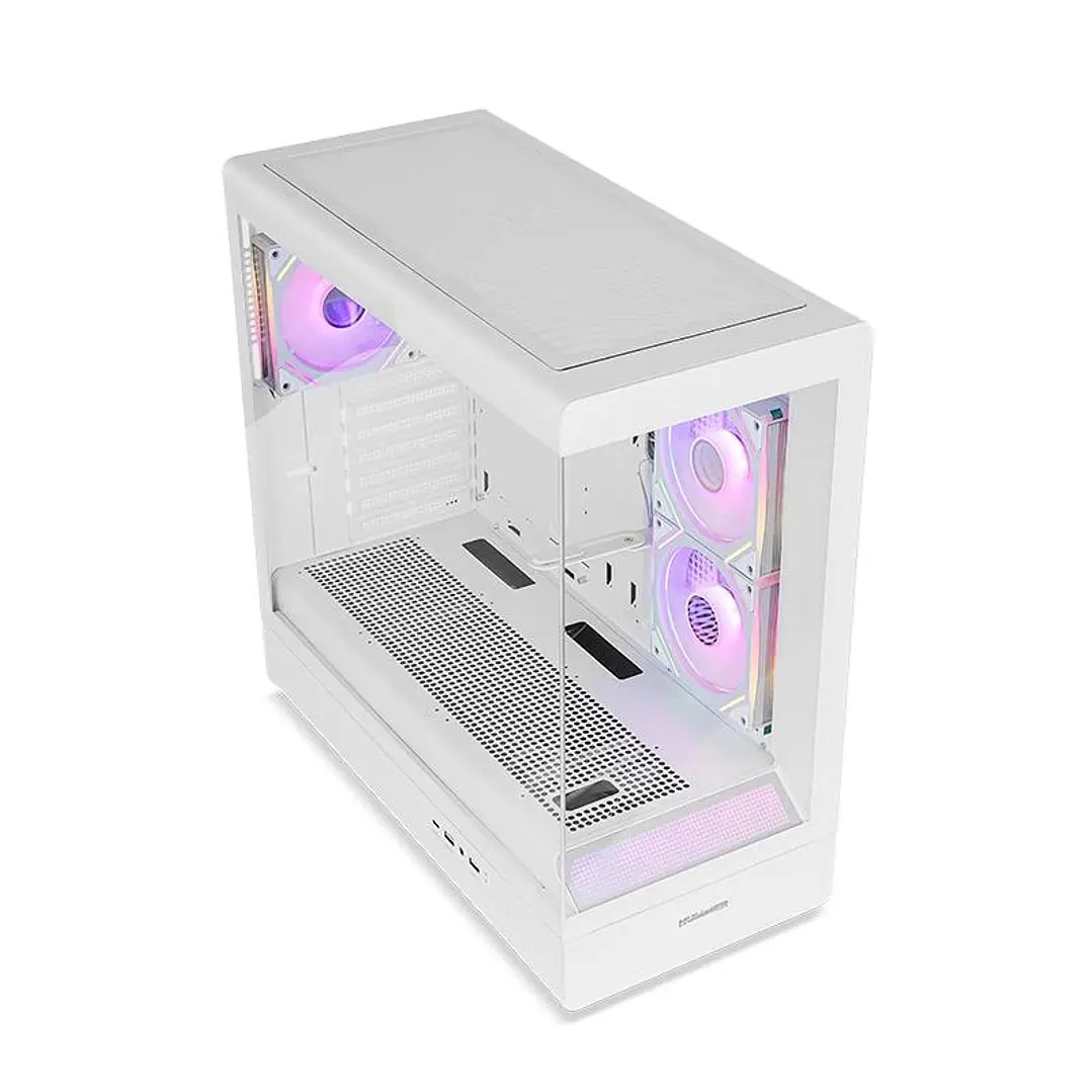 NOX Semitorre HUMMER SIGNAL Frameless ARGB Blanco 1