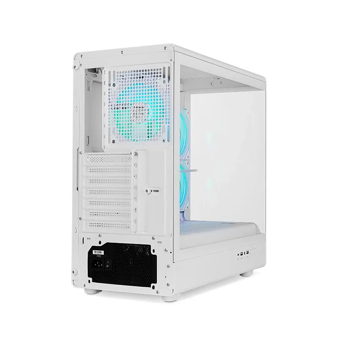 NOX Semitorre HUMMER SIGNAL Frameless ARGB Blanco 4