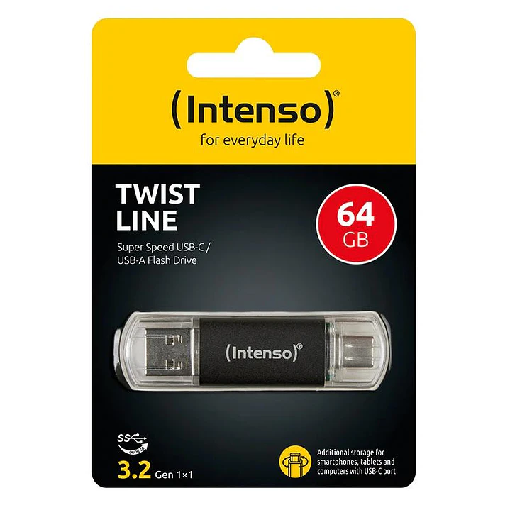 Intenso Twist Line Lápiz USB 3.2 A+C 256Gb 2