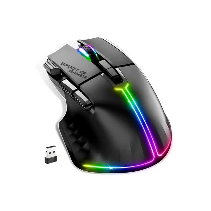 Spirit of Gamer Ratón Inalambrico Pro M5 Black 2