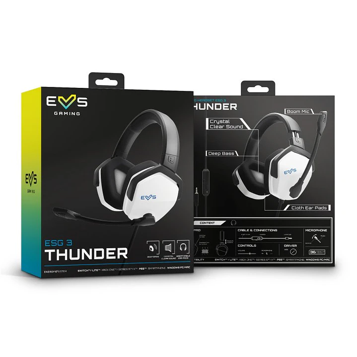 ENERGY SISTEM Auricular Gaming Headset ESG 3 White 4
