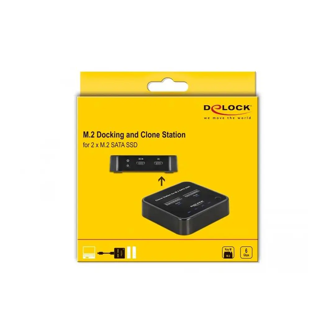 Delock Dockstation M.2 Negro 2