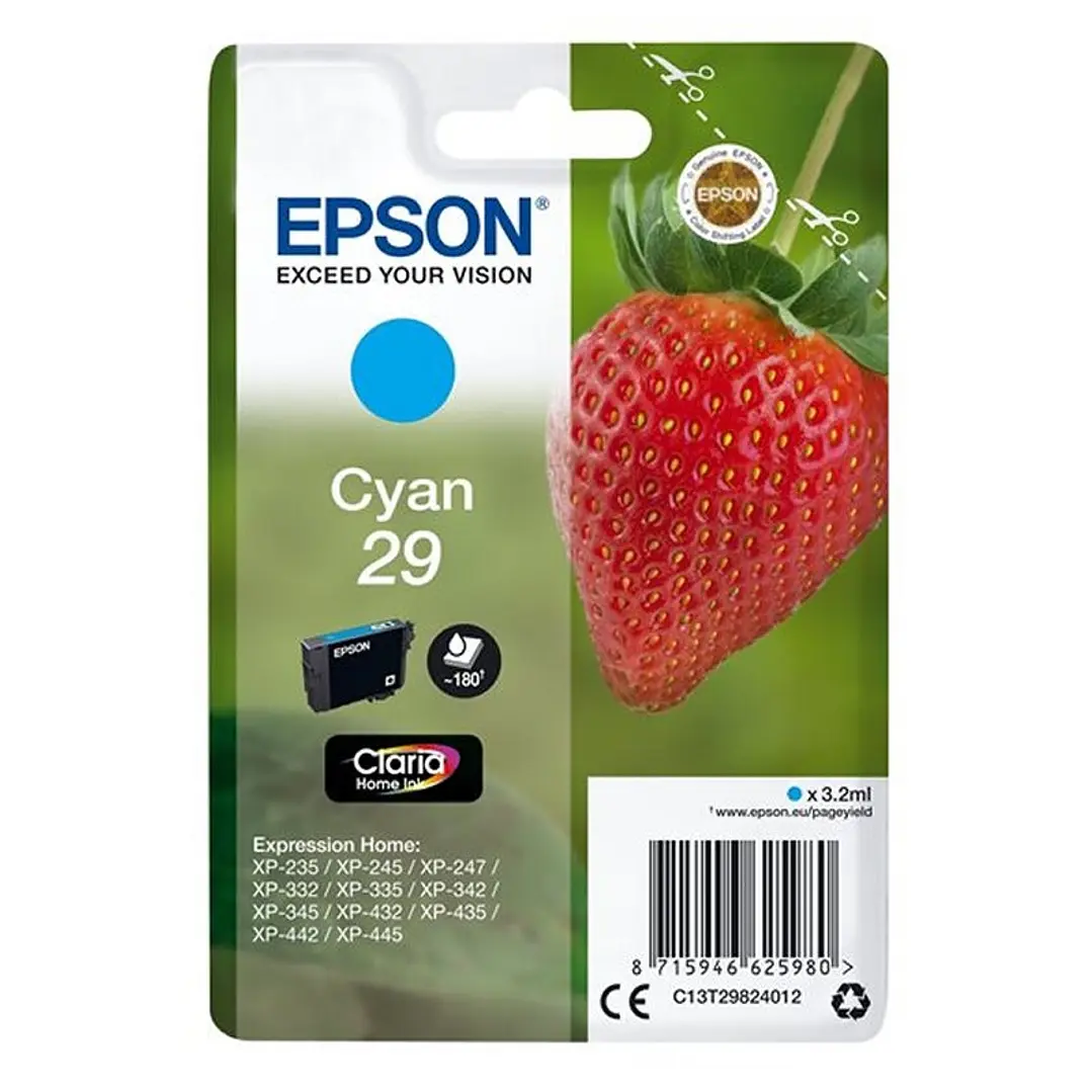 Epson Cartucho T2982 Cyan 1