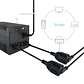 Nanocable Cable Adaptador C14/M a CEE7/H, 25cm - vignette 3