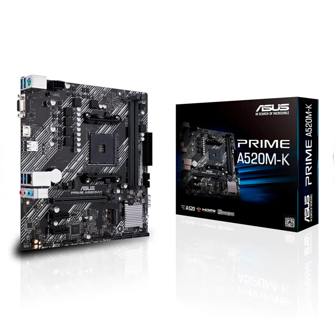 Asus Placa Base PRIME A520M-K  mATX AM4 2