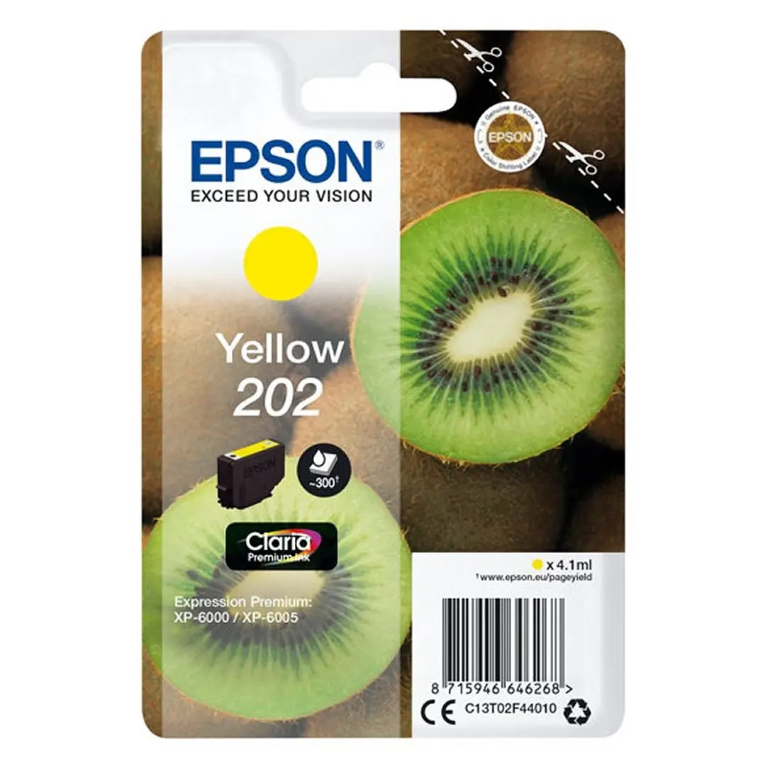 Epson Cartucho 202 Amarillo 1