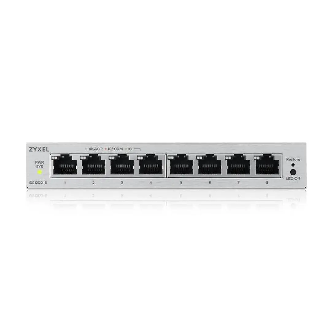 ZyXEL GS1200-8V3 Switch 8xGbE 3