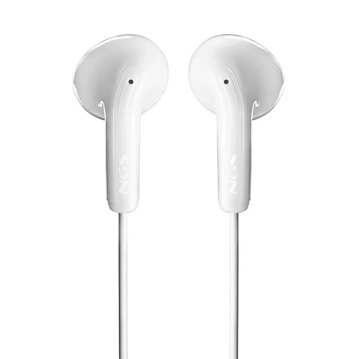 NGS Auricular Blanco Estéreo con cable JACK 3.5 mm 3