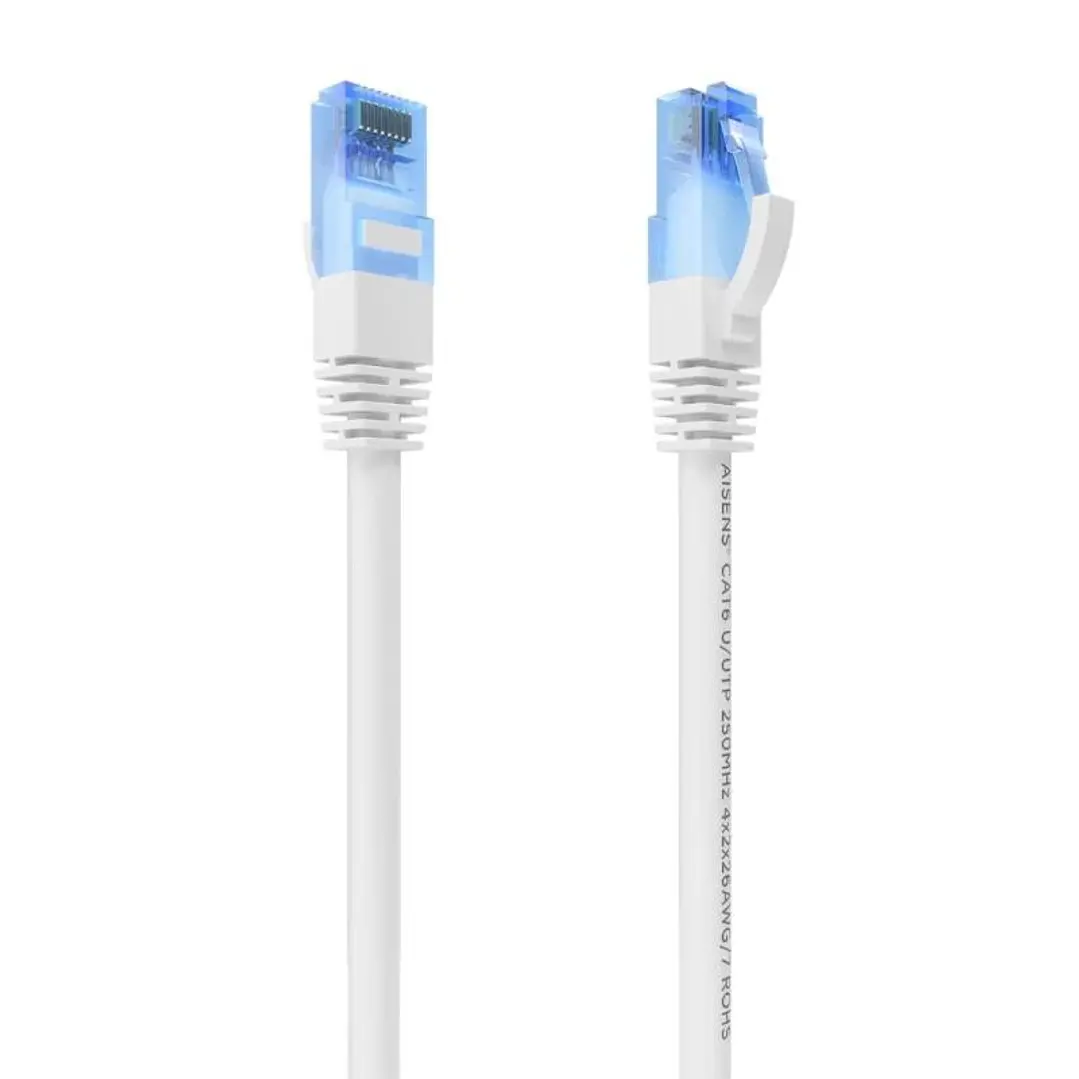 Aisens Cable RJ45 CAT.6 UTP AWG26 CCA Blanco 0.5 2