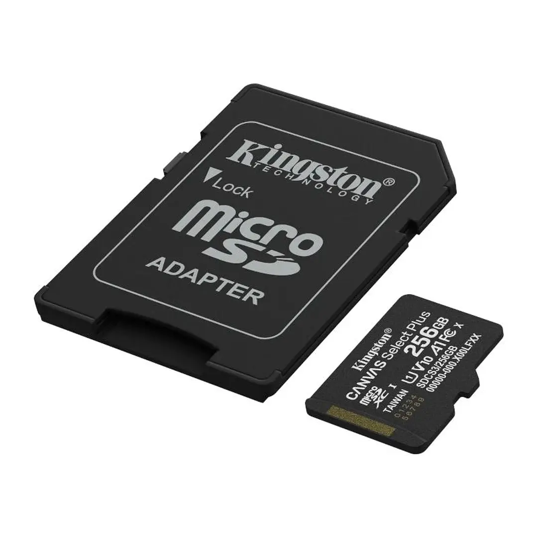 Kingston SDCS3/256GB microSDXC Gen3 150MB/s A1 3