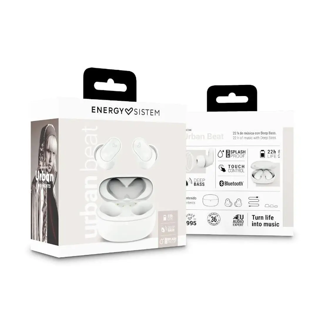 Energy Sistem Auriculares wireless Urban Beat Snow 4
